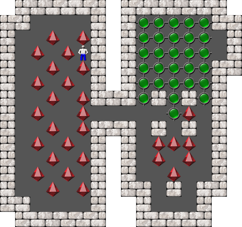 Sokoban Mass Remodel level 53